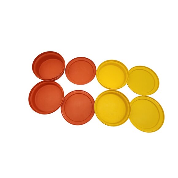 Tupperware Vintage 1970's Bowls lids serve as plates - Picture 2 of 4